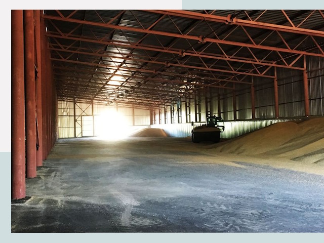 Строительство зернохранилищ в Глазове