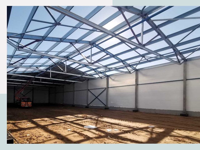 Строительство сенохранилищ в Глазове