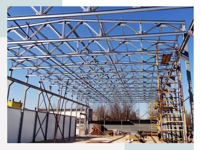 Строительство цехов в Глазов от 612 руб. под ключ