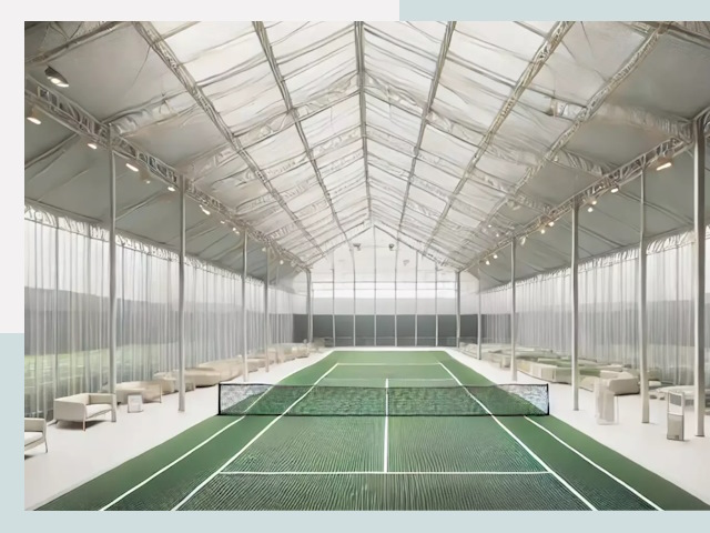 Строительство теннисных кортов в Глазове