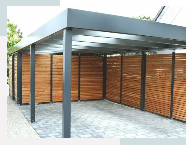 Навесы для парковки в Глазове