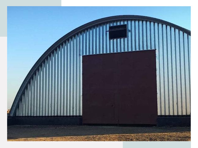 Бескаркасные ангары в Глазове