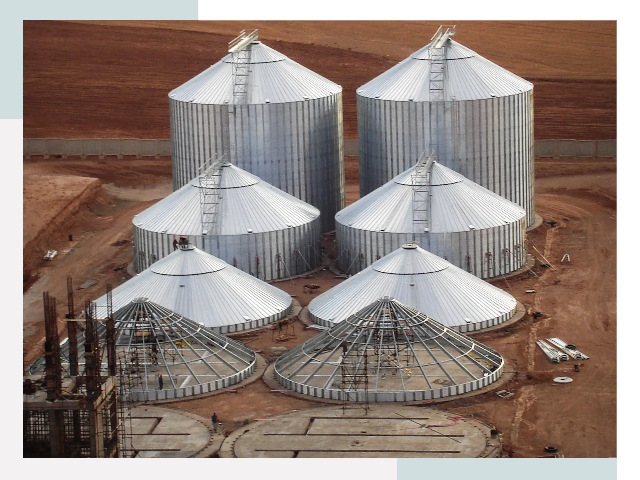 Строительство зерновых силосов в Глазове