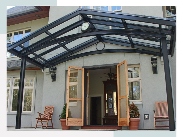 Козырьки металлические в Глазове