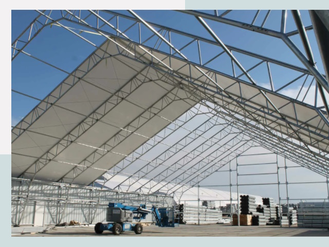 Каркасно-тентовые сооружения от СтальСтрой-Глз по цене 612 руб.