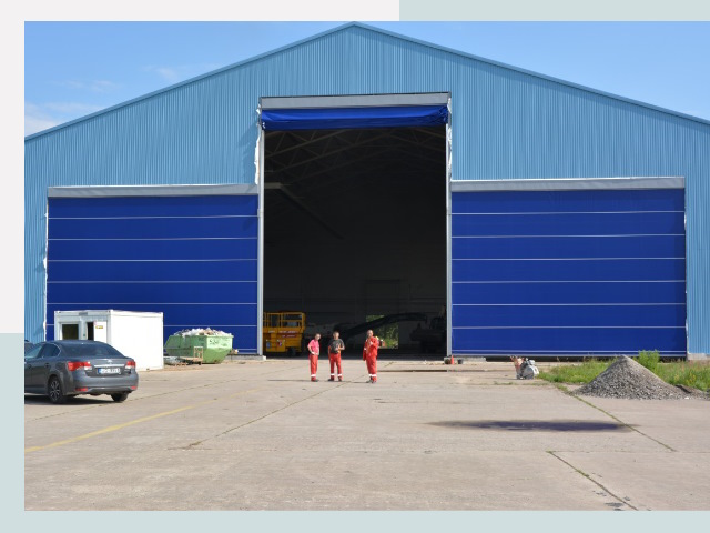 Ангарные ворота в Глазов от СтальСтрой-Глз по цене 612 руб.