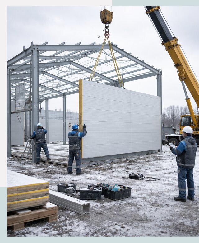 Строительство холодильных складов под ключ в Глазове
