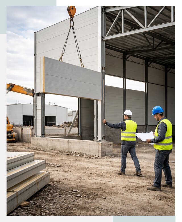 Склад из сэндвич панелей под ключ в Глазове от 9693 р. | СтальСтрой-Глз