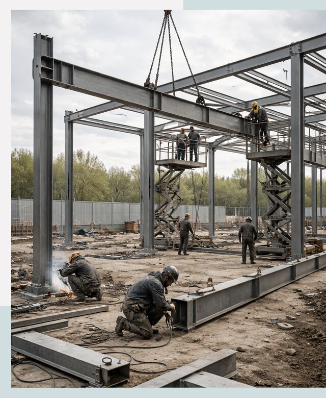 Строительство выставочных павильонов из металлоконструкций в Глазове