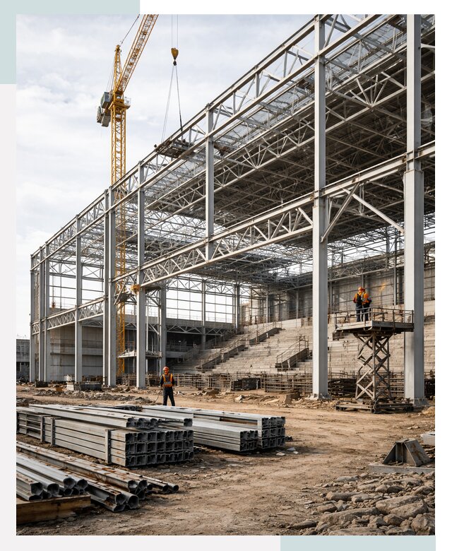 Строительство спортивных комплексов в Глазове от 30609 р. | СтальСтрой-Глз